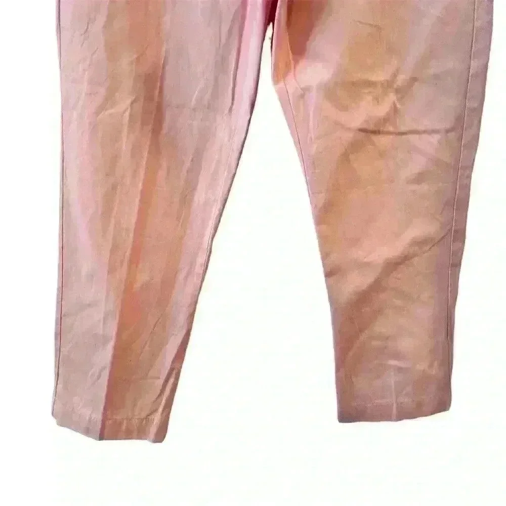 J.Crew Men's Sutton Chino Pants Size 34 Pink Summerweight Casual‎ Straight Leg